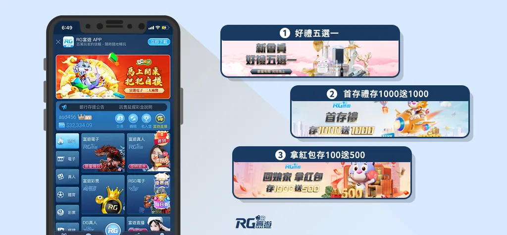 註冊領體驗金流程