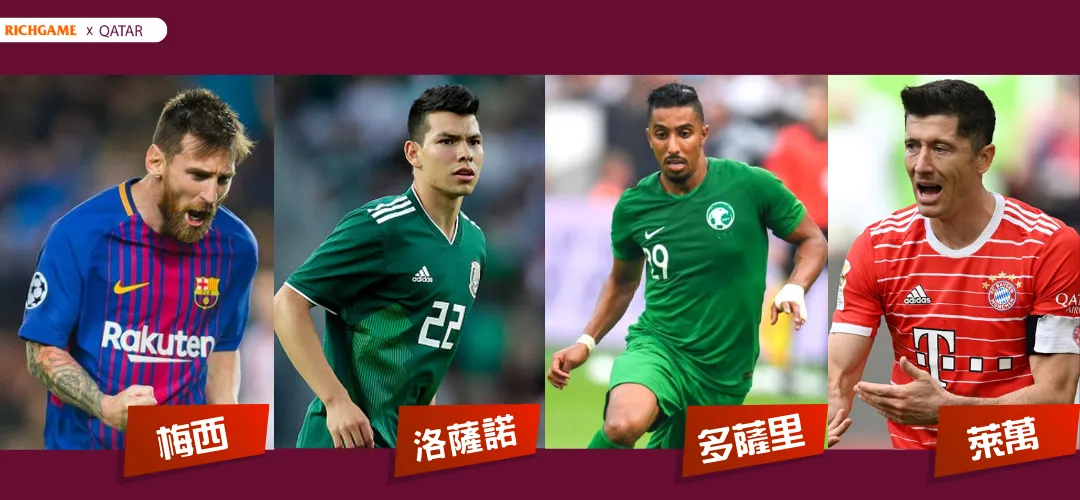 娛樂城世界盃小組C球星