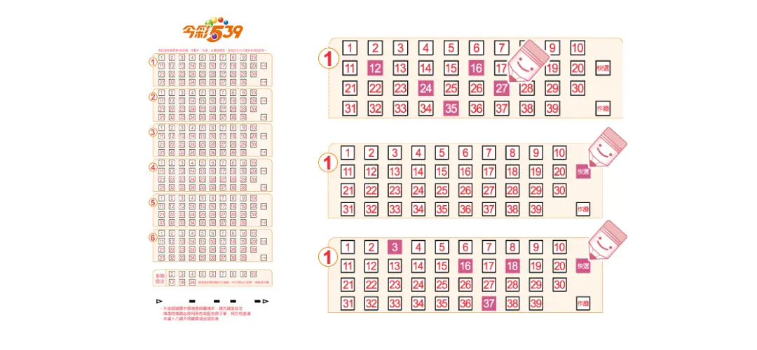 今彩539玩法