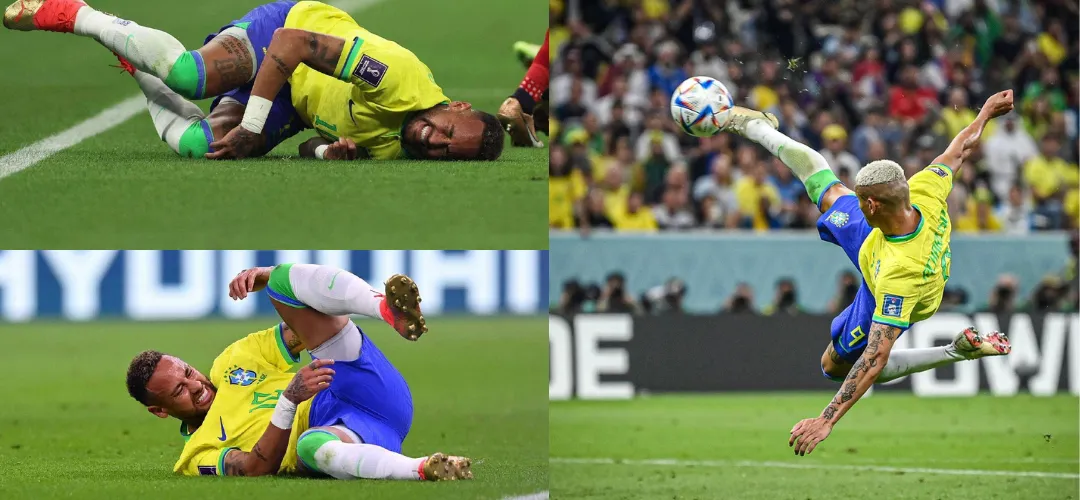 內馬爾受傷"理查利森"閃耀巴西:側身剪刀腳踢出2:0