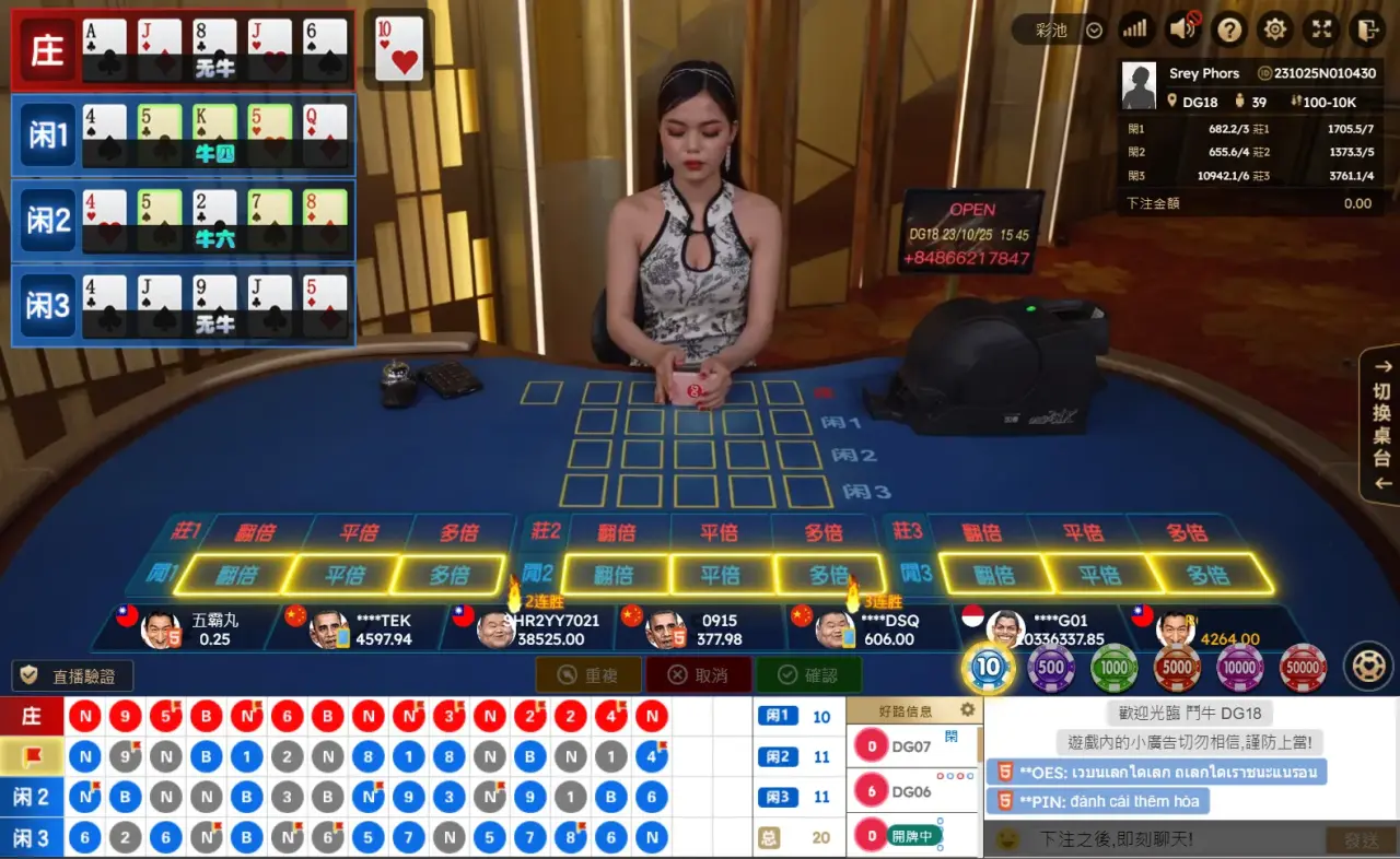 DG娛樂城-鬥牛(牛牛)