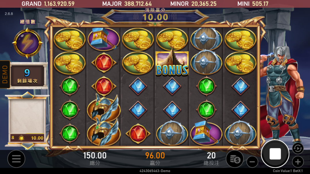 雷神之錘老虎機