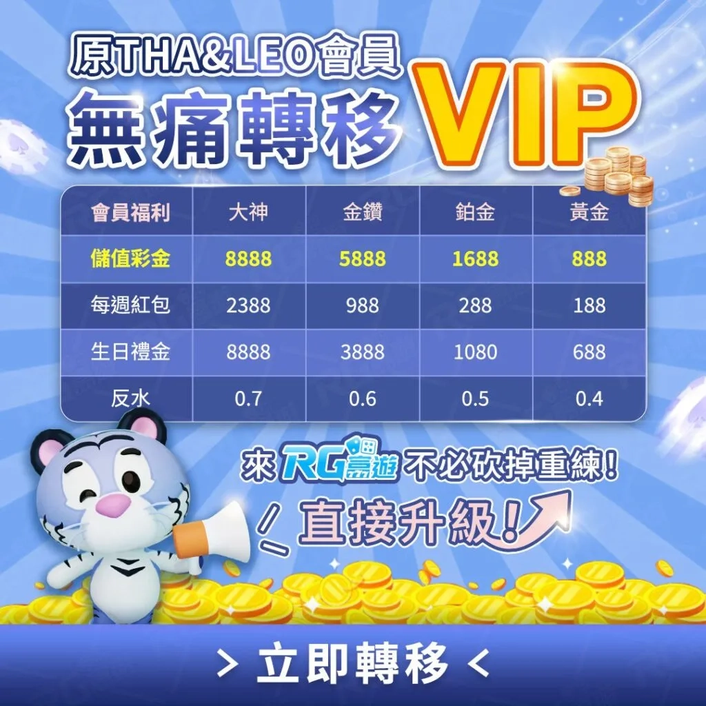 娛樂城VIP轉移優惠，富遊娛樂城是您的最佳選擇！