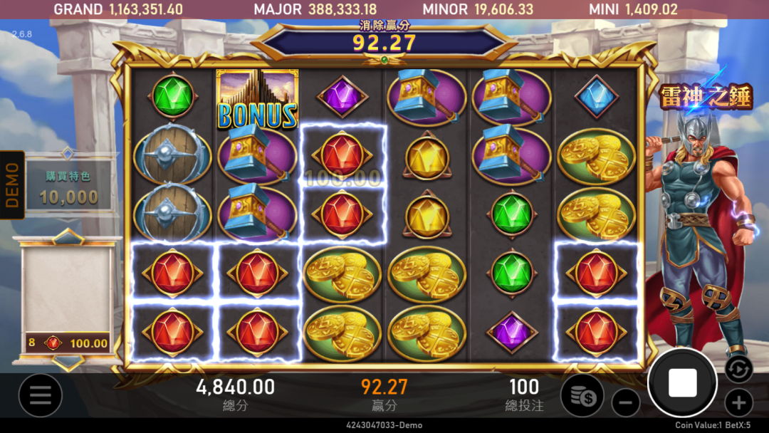 雷神之錘老虎機