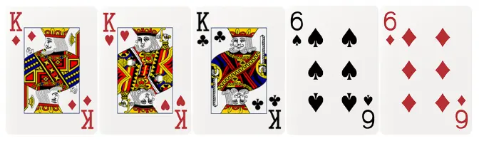 德州撲克牌型-葫蘆